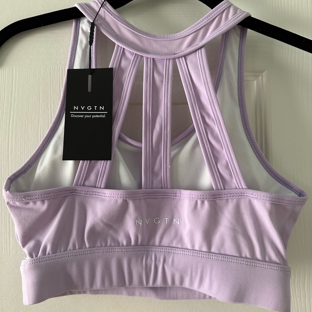 NVGTN Lilac Trio Sports Bra
